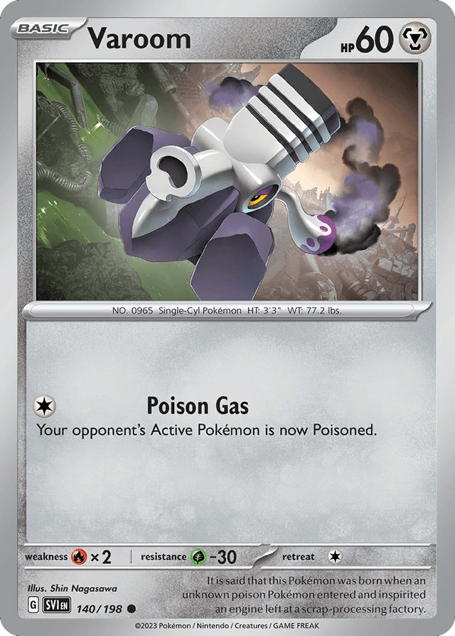 Carta Varoom 140/198 do set Scarlet & Violet — Pokémon TCG | Bynx