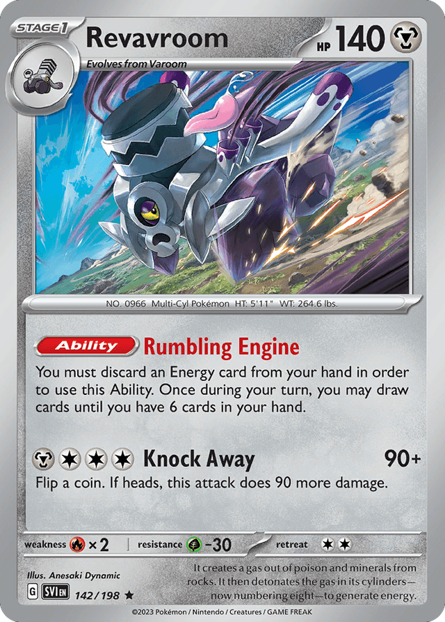 Carta Revavroom 142/198 do set Scarlet & Violet — Pokémon TCG | Bynx