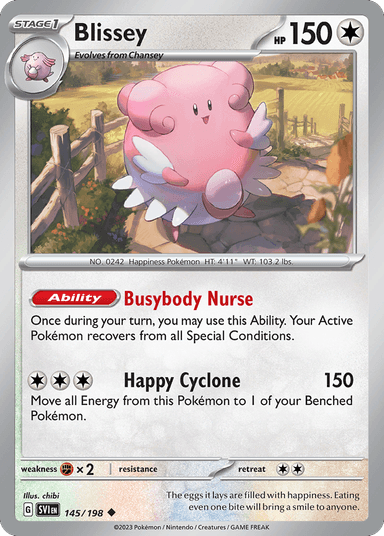 Carta Blissey 145/198 do set Scarlet & Violet — Pokémon TCG | Bynx