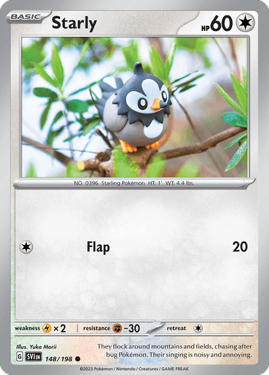 Carta Starly 148/198 do set Scarlet & Violet — Pokémon TCG | Bynx
