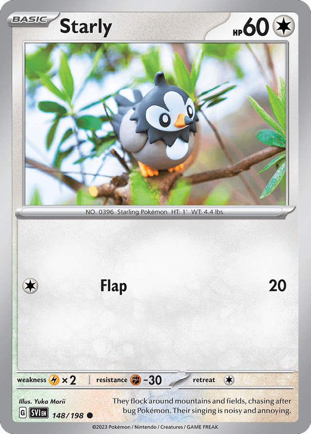 Carta Starly 148/198 do set Scarlet & Violet — Pokémon TCG | Bynx