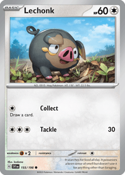 Lechonk 155 — Scarlet & Violet