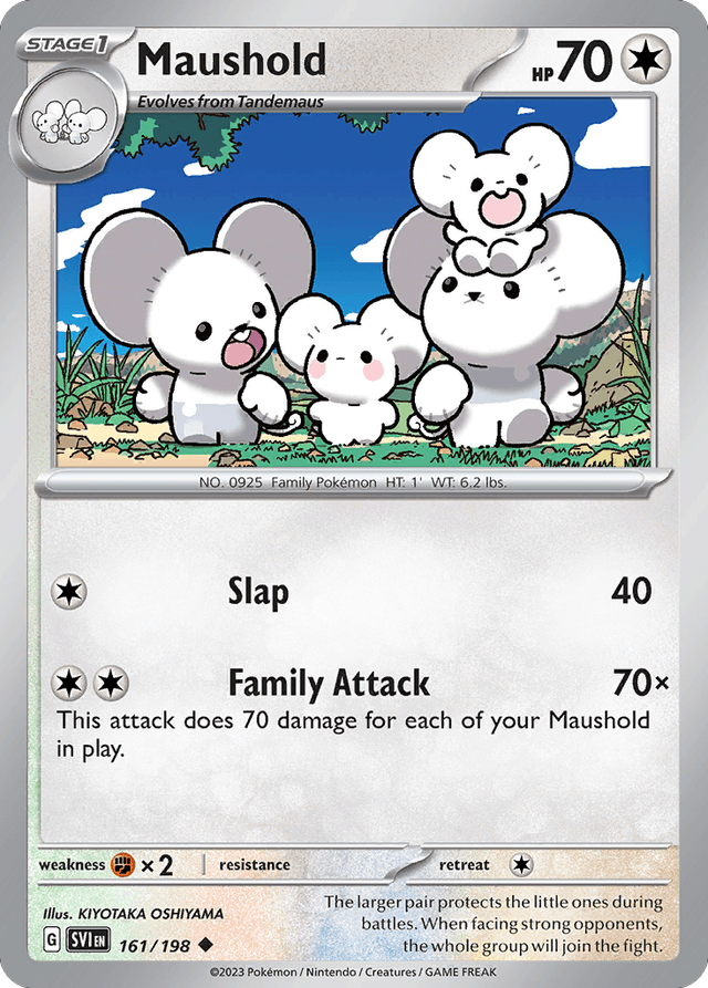 Carta Maushold 161/198 do set Scarlet & Violet — Pokémon TCG | Bynx