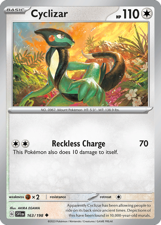 Carta Cyclizar 163/198 do set Scarlet & Violet — Pokémon TCG | Bynx