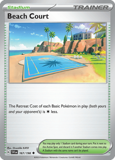 Carta Beach Court 167/198 do set Scarlet & Violet — Pokémon TCG | Bynx