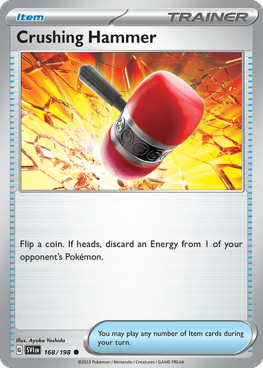 Carta Crushing Hammer 168/198 do set Scarlet & Violet — Pokémon TCG | Bynx