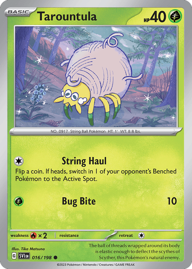 Carta Tarountula 16/198 do set Scarlet & Violet — Pokémon TCG | Bynx