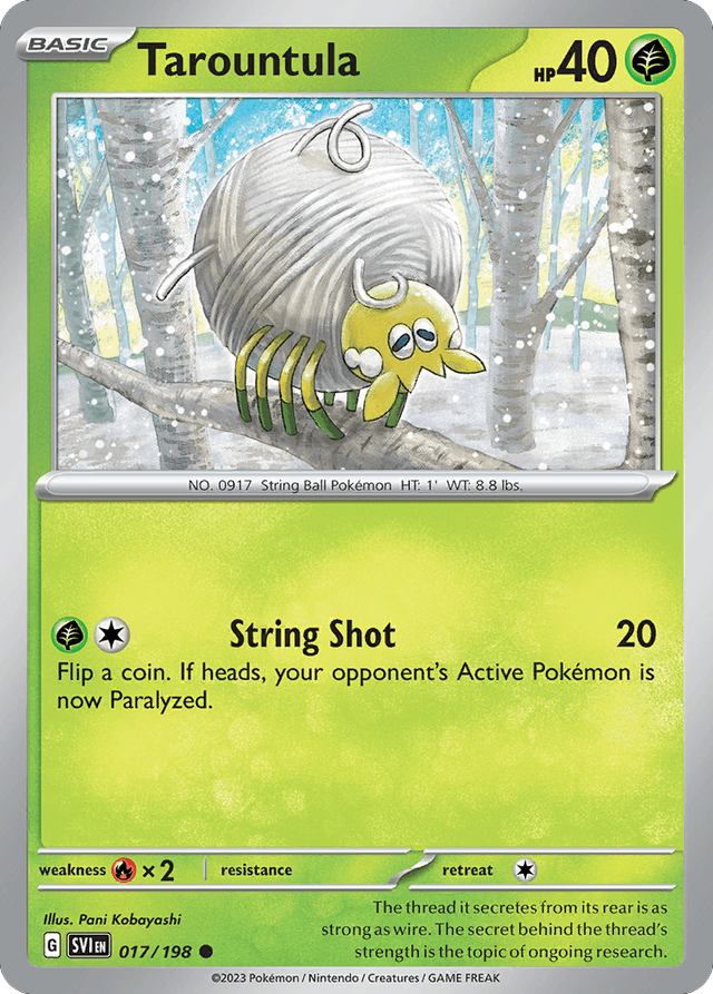 Carta Tarountula 17/198 do set Scarlet & Violet — Pokémon TCG | Bynx