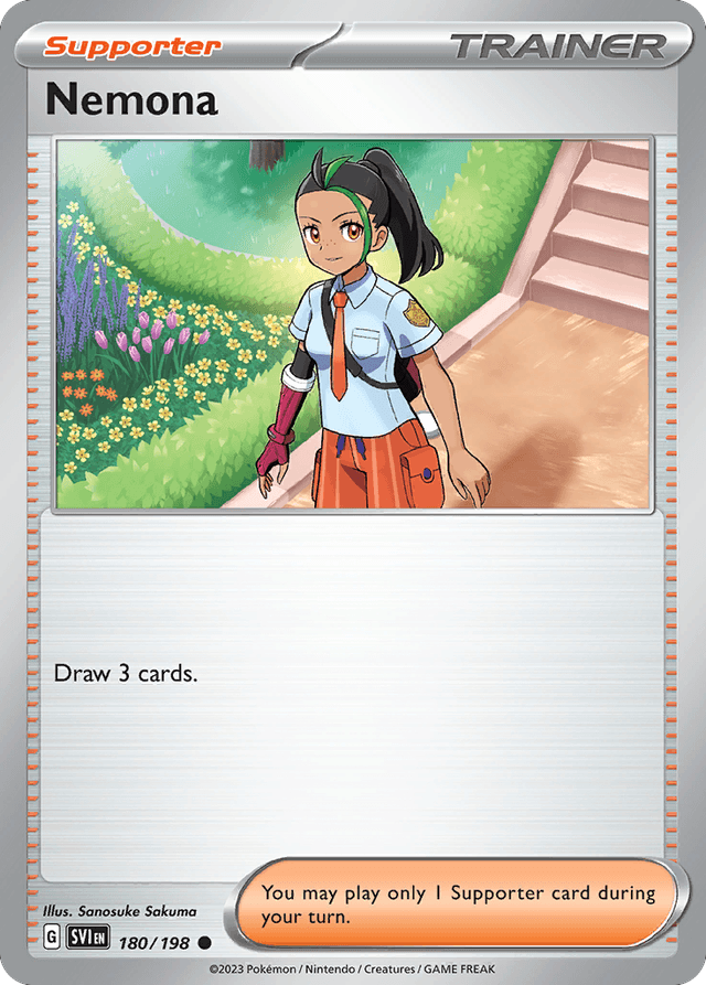 Carta Nemona 180/198 do set Scarlet & Violet — Pokémon TCG | Bynx