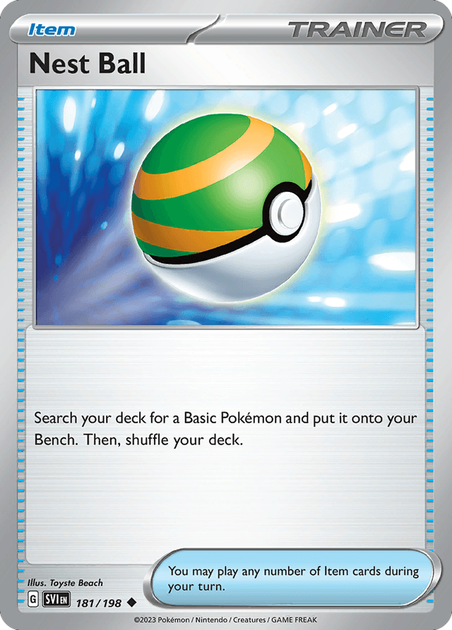 Carta Nest Ball 181/198 do set Scarlet & Violet — Pokémon TCG | Bynx