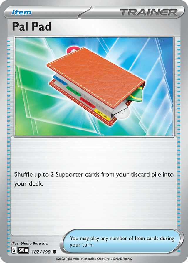 Carta Pal Pad 182/198 do set Scarlet & Violet — Pokémon TCG | Bynx