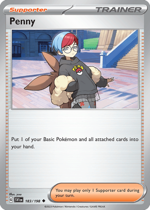 Carta Penny 183/198 do set Scarlet & Violet — Pokémon TCG | Bynx