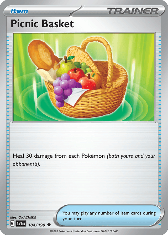 Carta Picnic Basket 184/198 do set Scarlet & Violet — Pokémon TCG | Bynx