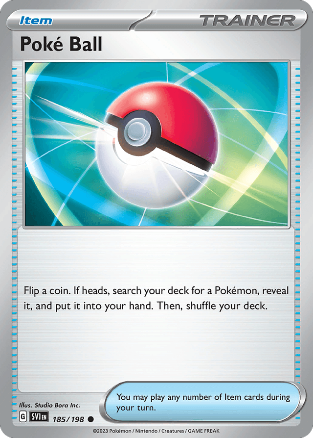 Carta Poké Ball 185/198 do set Scarlet & Violet — Pokémon TCG | Bynx