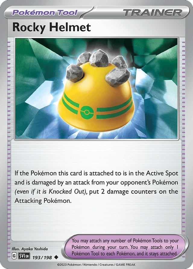 Carta Rocky Helmet 193/198 do set Scarlet & Violet — Pokémon TCG | Bynx