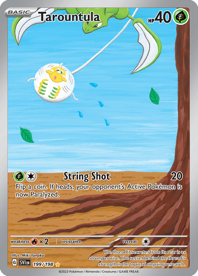 Carta Tarountula 199/198 do set Scarlet & Violet — Pokémon TCG | Bynx