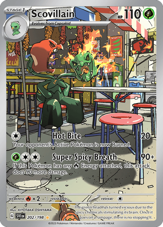 Carta Scovillain 202/198 do set Scarlet & Violet — Pokémon TCG | Bynx