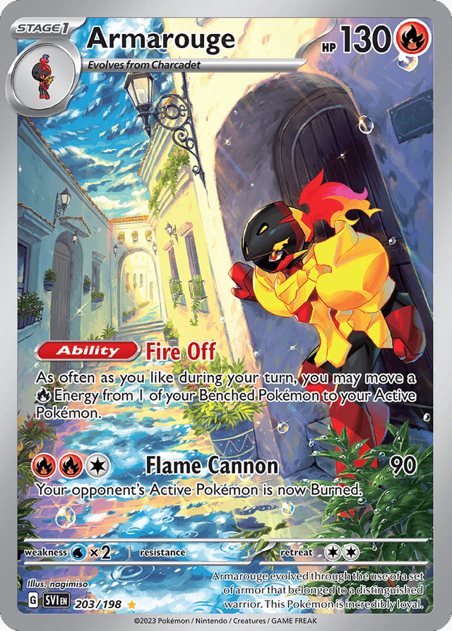 Carta Armarouge 203/198 do set Scarlet & Violet — Pokémon TCG | Bynx