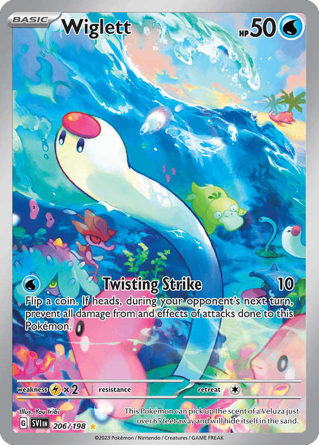 Carta Wiglett 206/198 do set Scarlet & Violet — Pokémon TCG | Bynx