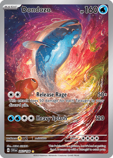 Carta Dondozo 207/198 do set Scarlet & Violet — Pokémon TCG | Bynx