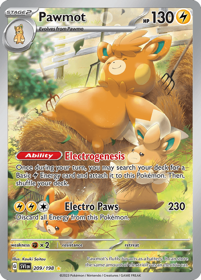 Carta Pawmot 209/198 do set Scarlet & Violet — Pokémon TCG | Bynx