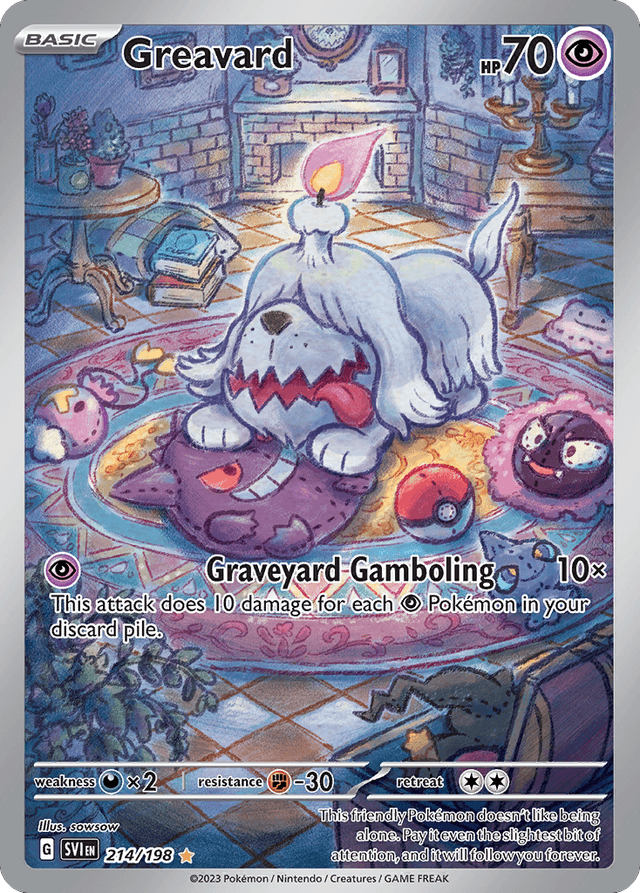 Carta Greavard 214/198 do set Scarlet & Violet — Pokémon TCG | Bynx