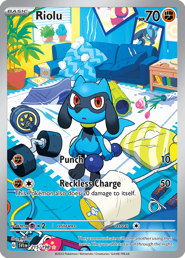 Carta Riolu 215/198 do set Scarlet & Violet — Pokémon TCG | Bynx