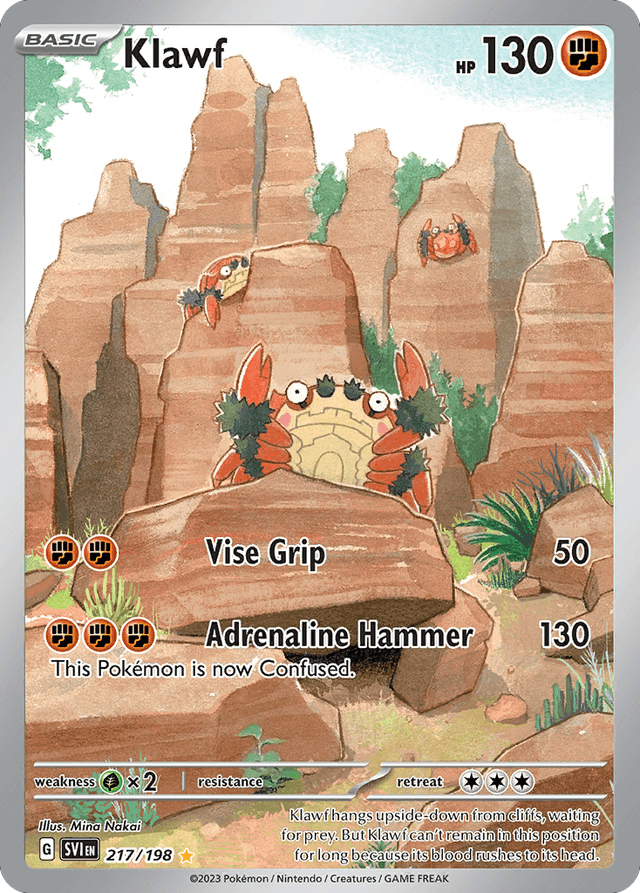Carta Klawf 217/198 do set Scarlet & Violet — Pokémon TCG | Bynx