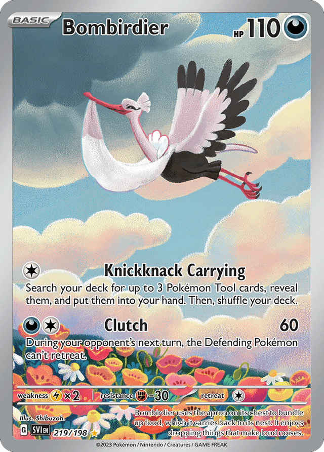 Carta Bombirdier 219/198 do set Scarlet & Violet — Pokémon TCG | Bynx