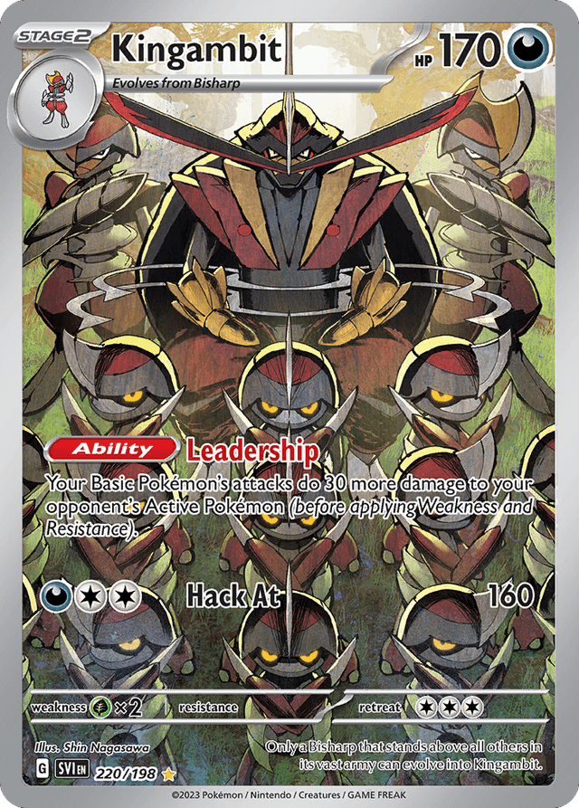 Carta Kingambit 220/198 do set Scarlet & Violet — Pokémon TCG | Bynx
