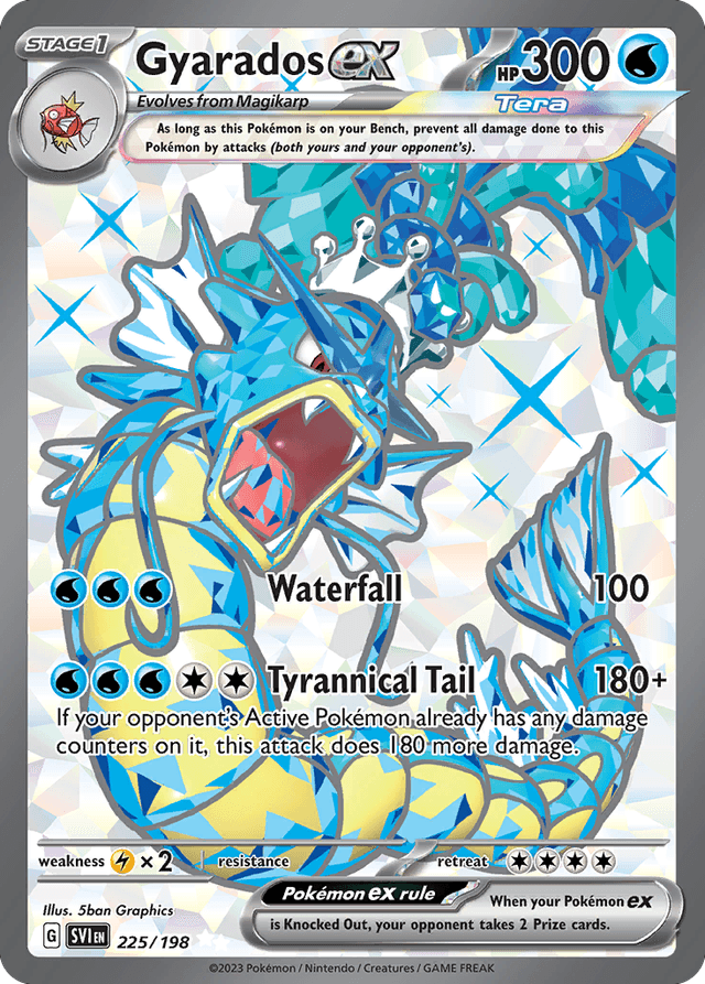 Carta Gyarados ex 225/198 do set Scarlet & Violet — Pokémon TCG | Bynx