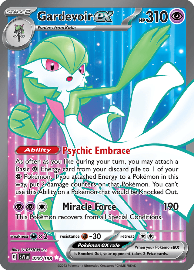 Carta Gardevoir ex 228/198 do set Scarlet & Violet — Pokémon TCG | Bynx