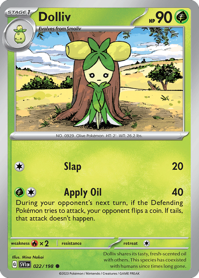 Carta Dolliv 22/198 do set Scarlet & Violet — Pokémon TCG | Bynx