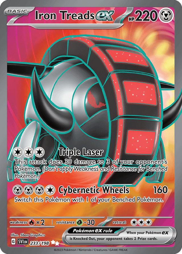 Carta Iron Treads ex 233/198 do set Scarlet & Violet — Pokémon TCG | Bynx