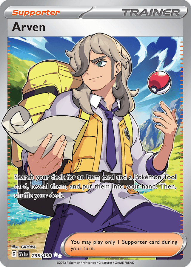Carta Arven 235/198 do set Scarlet & Violet — Pokémon TCG | Bynx