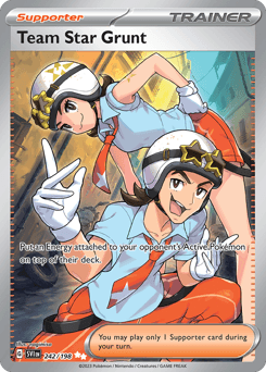 Team Star Grunt 242/198 — Scarlet & Violet