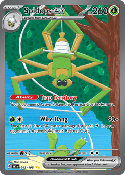 Carta Spidops ex 243 do set Scarlet & Violet — Pokémon TCG | Bynx