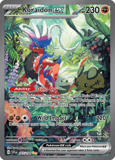 Carta Koraidon ex 247/198 do set Scarlet & Violet — Pokémon TCG | Bynx