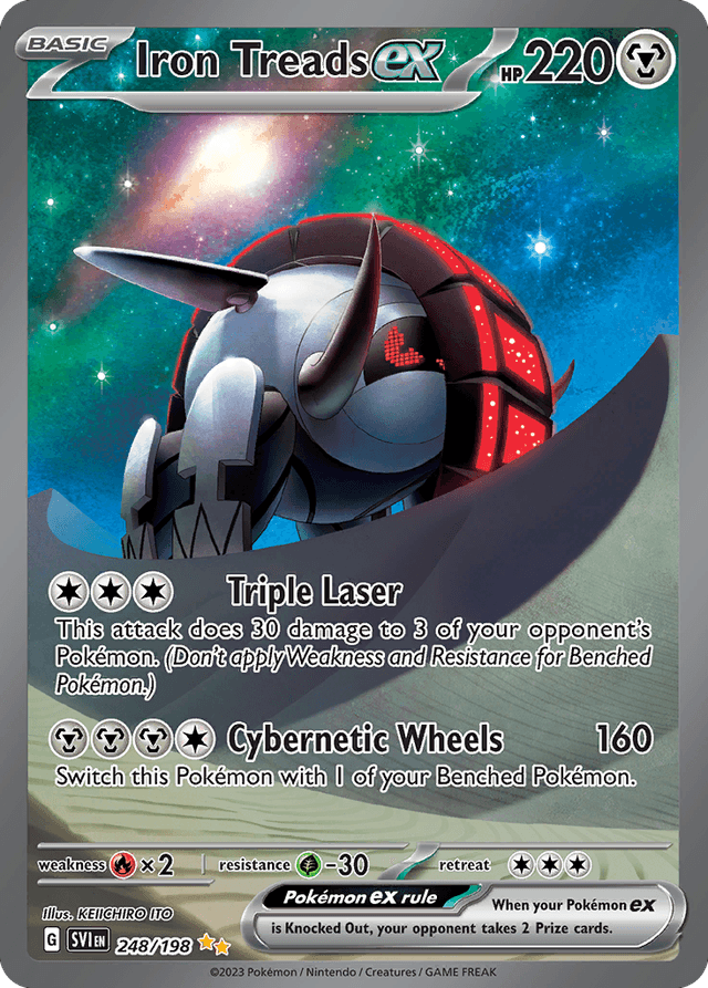 Carta Iron Treads ex 248/198 do set Scarlet & Violet — Pokémon TCG | Bynx