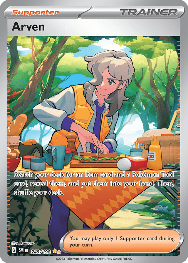 Carta Arven 249/198 do set Scarlet & Violet — Pokémon TCG | Bynx