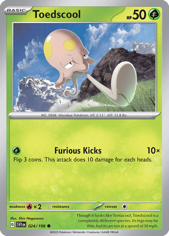 Carta Toedscool 24/198 do set Scarlet & Violet — Pokémon TCG | Bynx