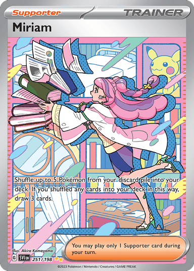 Carta Miriam 251/198 do set Scarlet & Violet — Pokémon TCG | Bynx