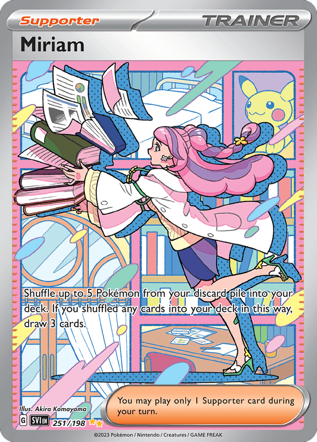 Carta Miriam 251/198 do set Scarlet & Violet — Pokémon TCG | Bynx