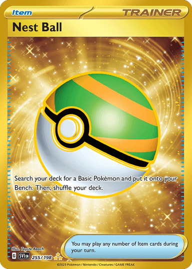 Carta Nest Ball 255/198 do set Scarlet & Violet — Pokémon TCG | Bynx