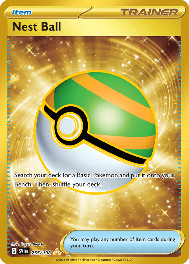 Carta Nest Ball 255/198 do set Scarlet & Violet — Pokémon TCG | Bynx