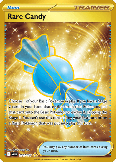 Carta Rare Candy 256/198 do set Scarlet & Violet — Pokémon TCG | Bynx