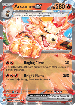 Arcanine ex 32 — Scarlet & Violet