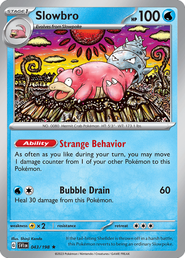 Carta Slowbro 43/198 do set Scarlet & Violet — Pokémon TCG | Bynx