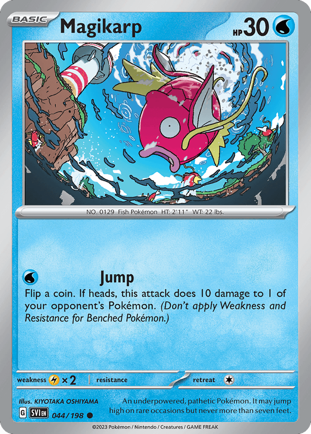 Carta Magikarp 44/198 do set Scarlet & Violet — Pokémon TCG | Bynx