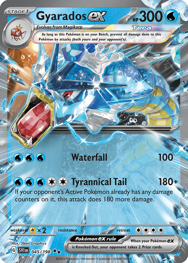 Carta Gyarados ex 45/198 do set Scarlet & Violet — Pokémon TCG | Bynx